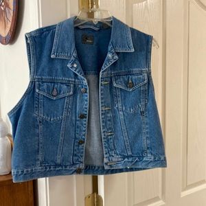 Vintage Liz wear denim vest
